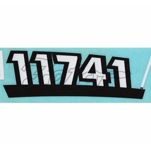 Nápis boční pravý 11741 (FRT6-P)