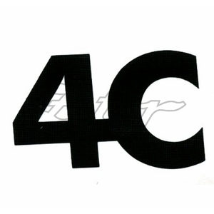 Boční štítek doplňkový 4C pravý (FRT)