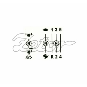 Štítek řaz.přev.a zad. VH 540