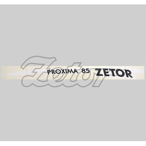 Nápis boční pravý Proxima 85