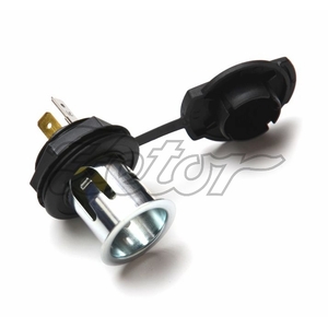 Zásuvka 12V - jednopólová (F,Cr)