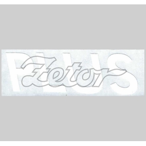 Nápis boční pravý Plus