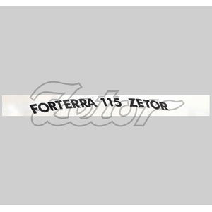 Nápis boční pravý Forterra 115 (FRT10)