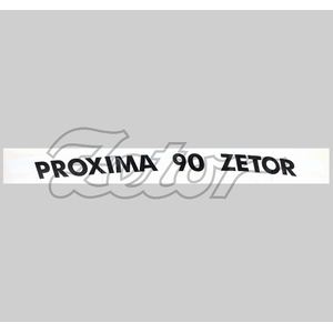 Nápis Zetor Proxima 90 pravý