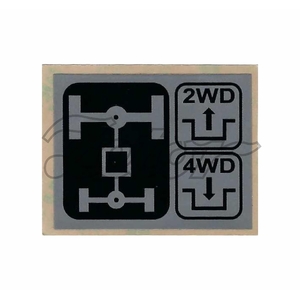 Štítek 2WD/4WD (M)