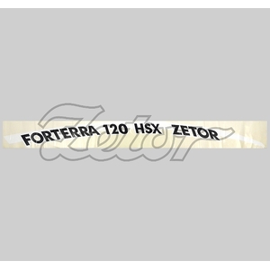 Nápis Forterra 120 HSX pravý (Fx)