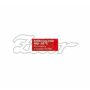 Zetor Antifreeze RED -30°C, 25l