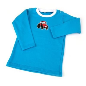Baby-T-Shirt, blau